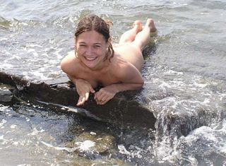Nude Girls in Water