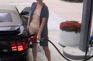 gas station