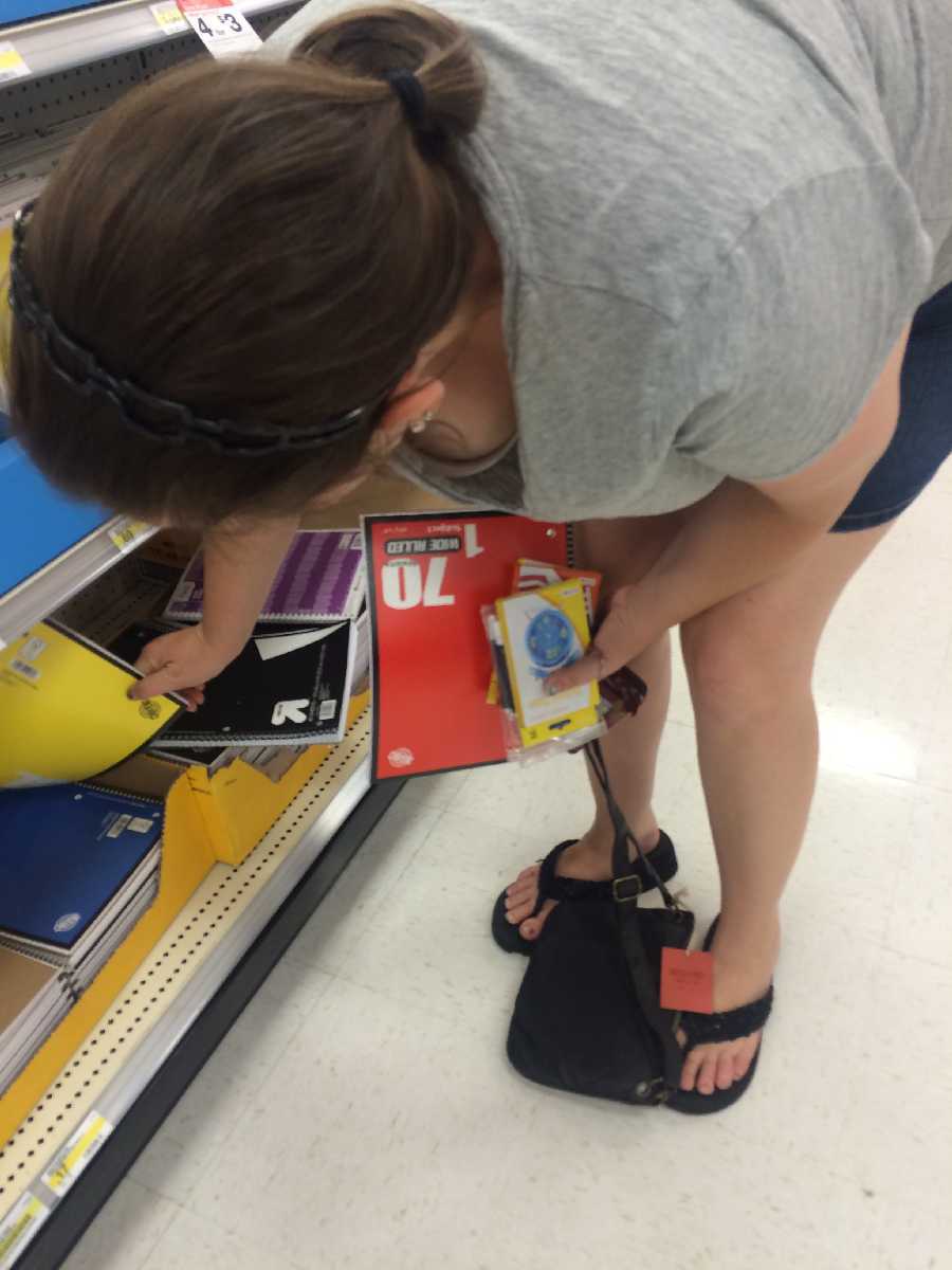 Flashing at Target