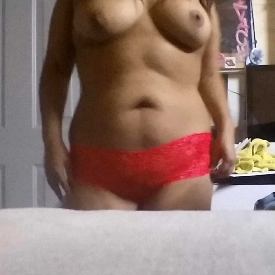 Red, Lace Panties