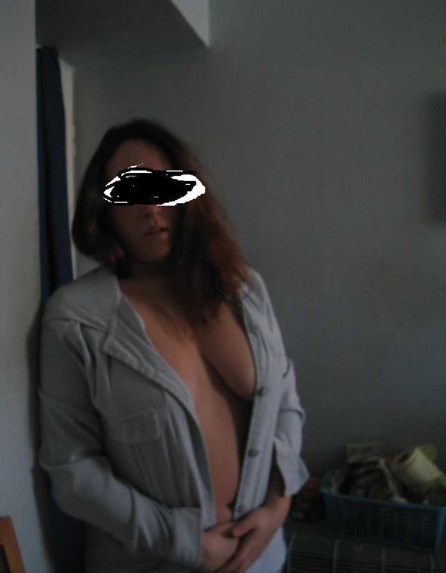 Wife Opening Her Shirt