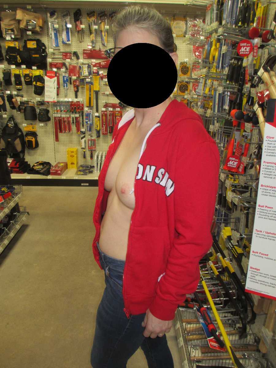 Flashing in a Store