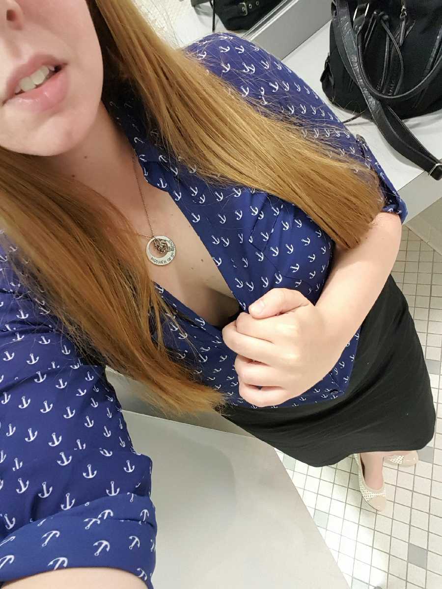 Flashing my Boobs at Work!