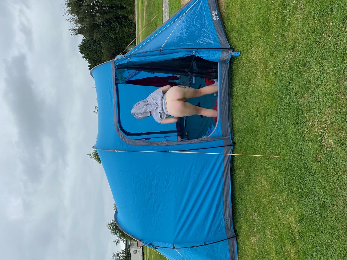 Flashing while Camping Dare