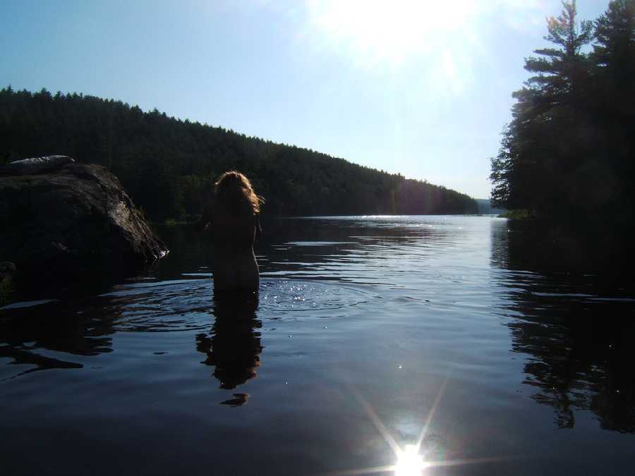 Swimming Nude