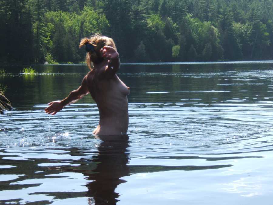 Swimming Nude
