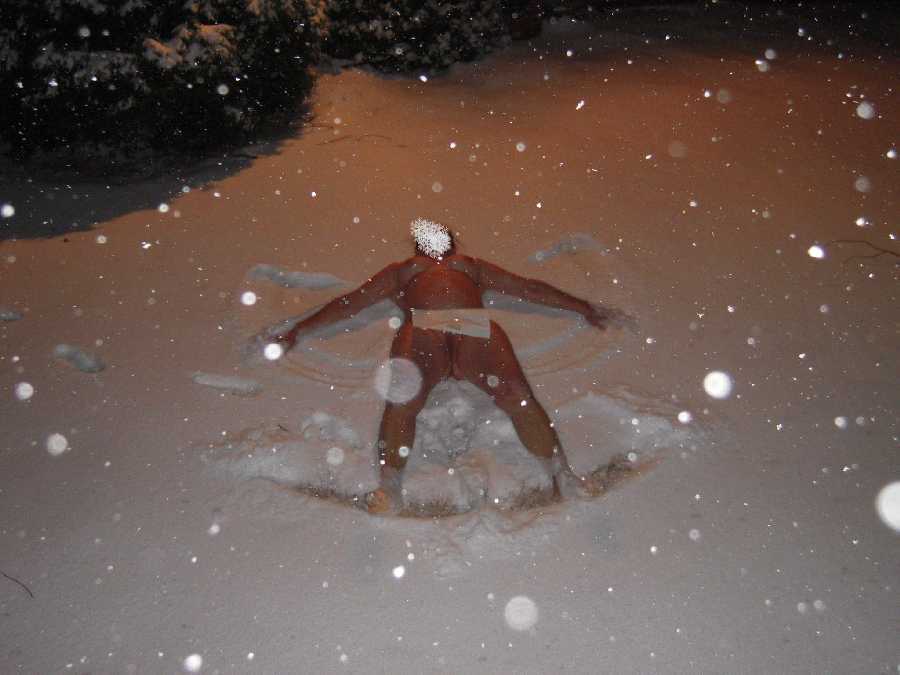 Ann in the Snow