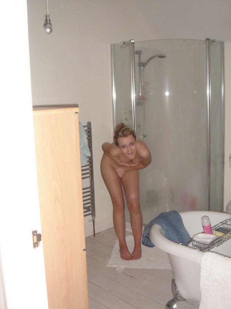 Girls Embarrassed in the Shower