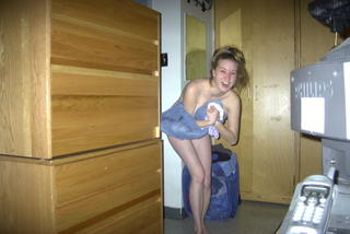 Exposed nude female