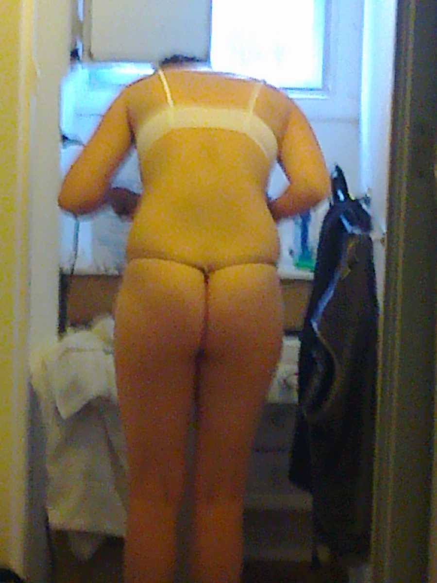 Wife Wearing just a String on her Ass