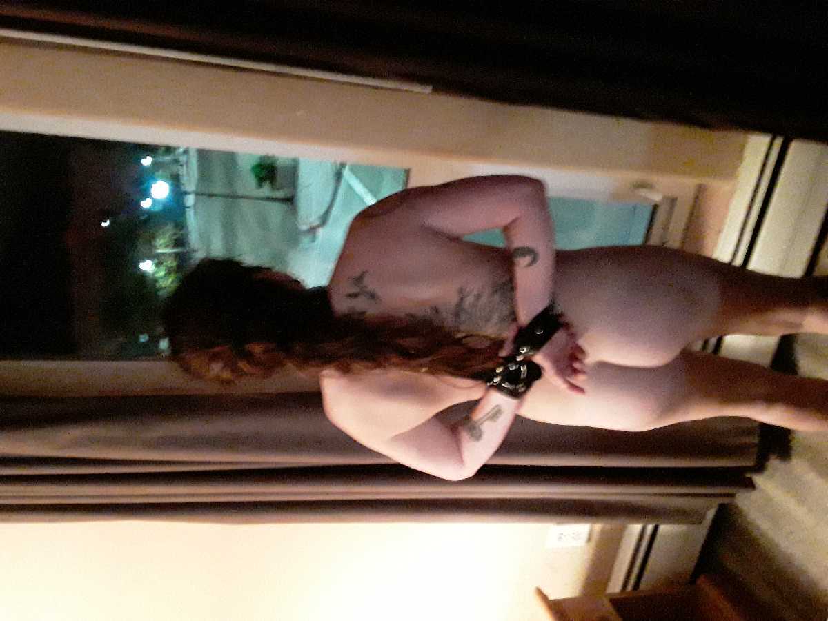 Tied Up Naked in Front of Open, Hotel Window!