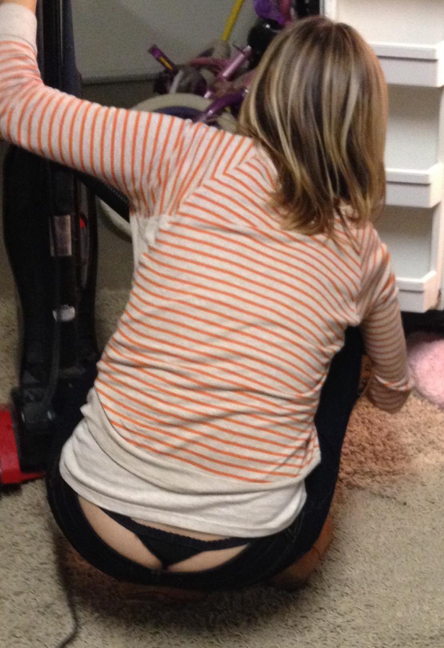 Wife's Butt and Sexy Whale Tail!