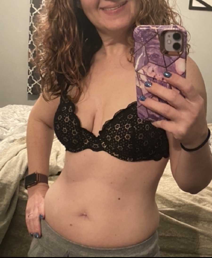 Wife in just her Bra