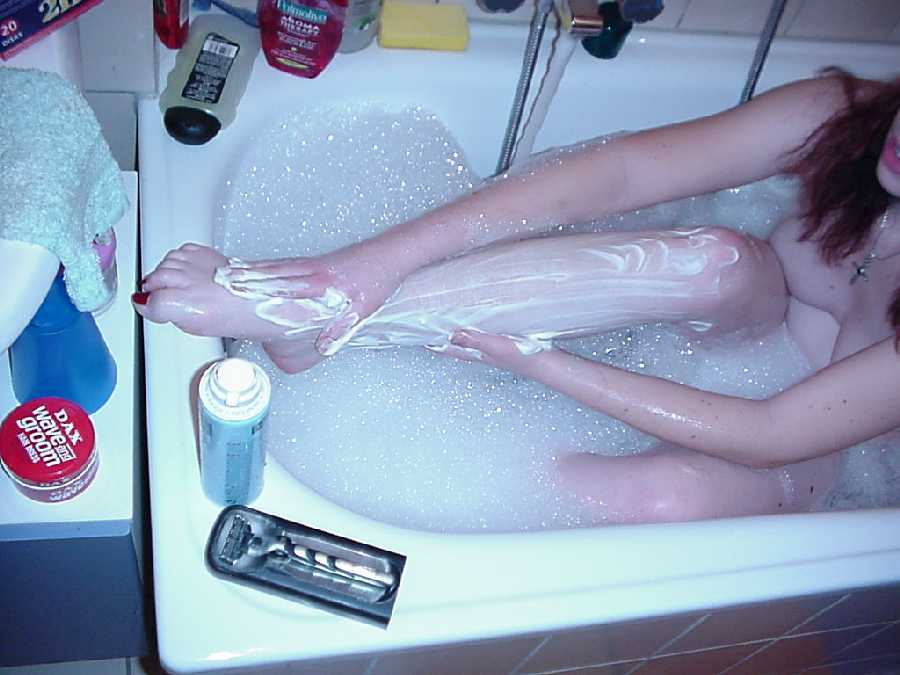 Shaving her Legs and More