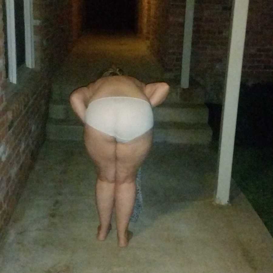 Naked Outside the Apartment Complex