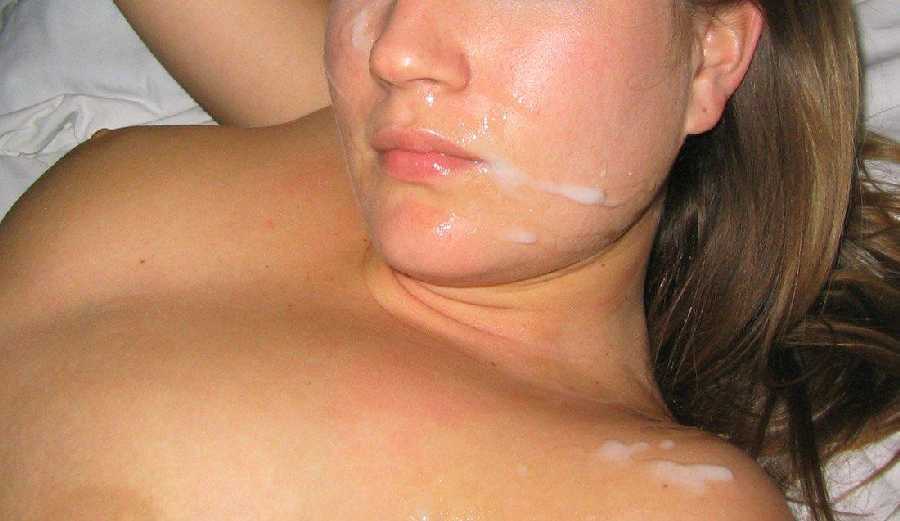 Another Man's Cum on her Face