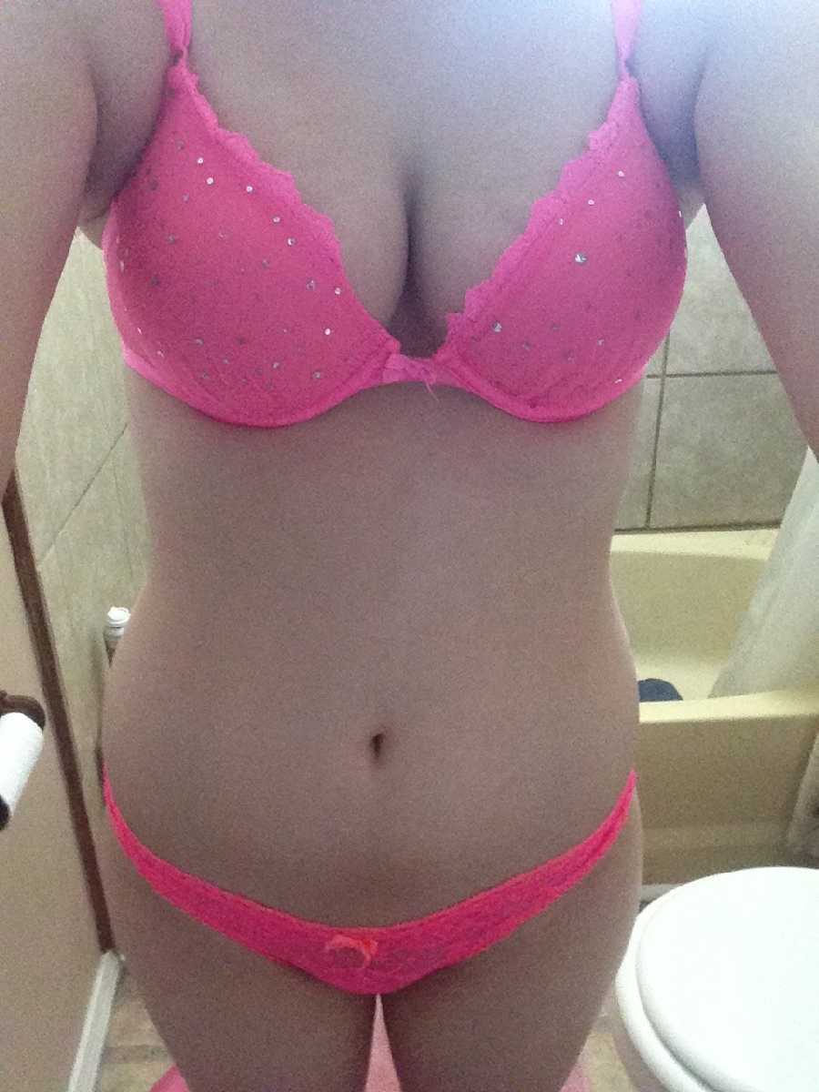 Pink Bra and Panty Set
