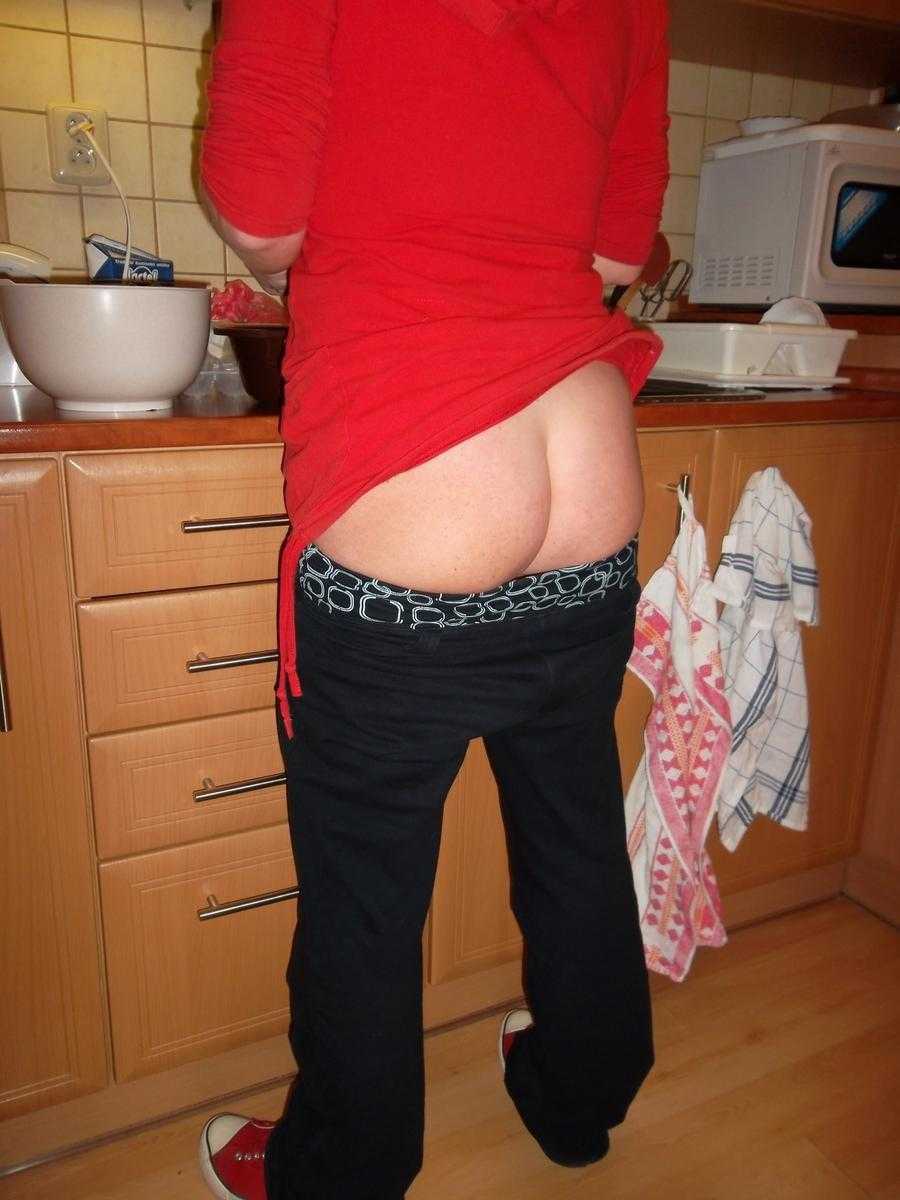 Pants Down in the Kitchen