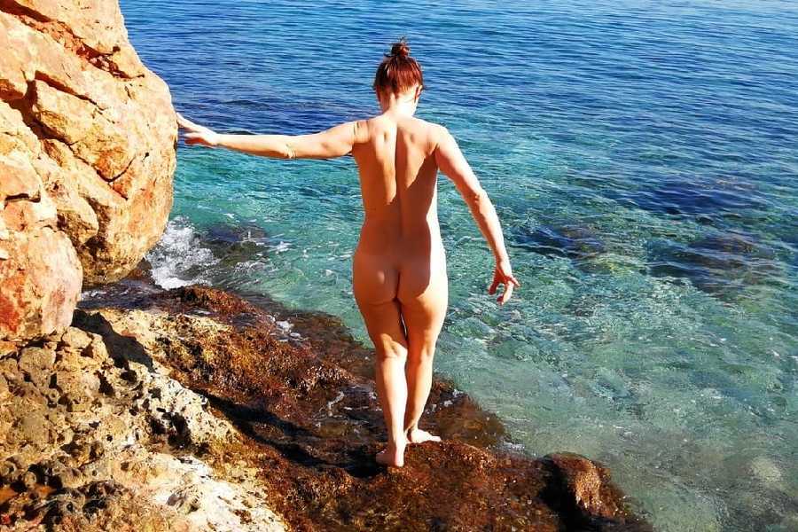 Venturing into the Water Nude