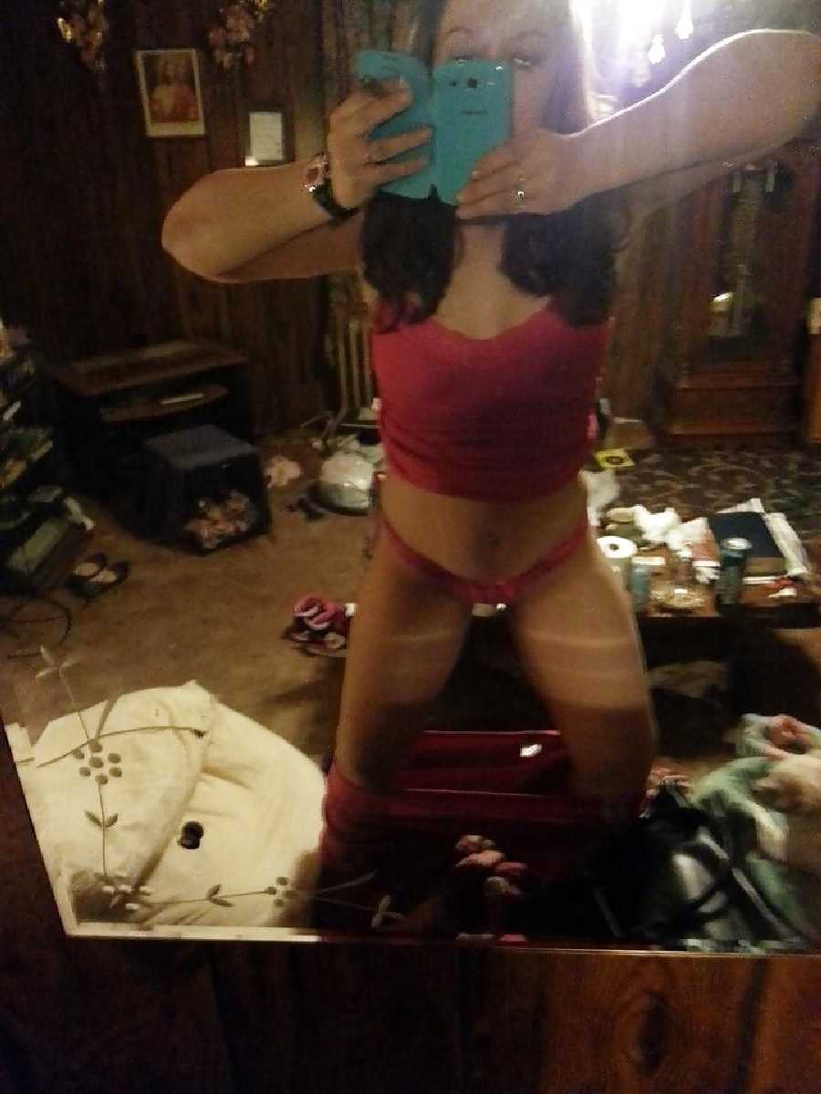 Red Lingerie, Pussy and Ass
