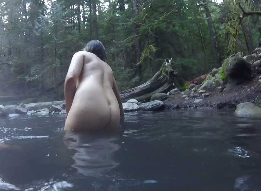 Naked in a Hot Spring in Idaho
