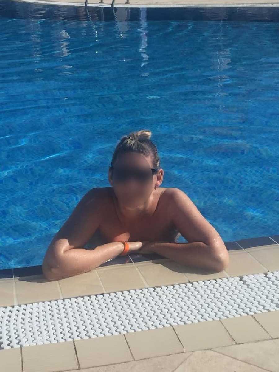 Naked in the Hotel Swimming Pool