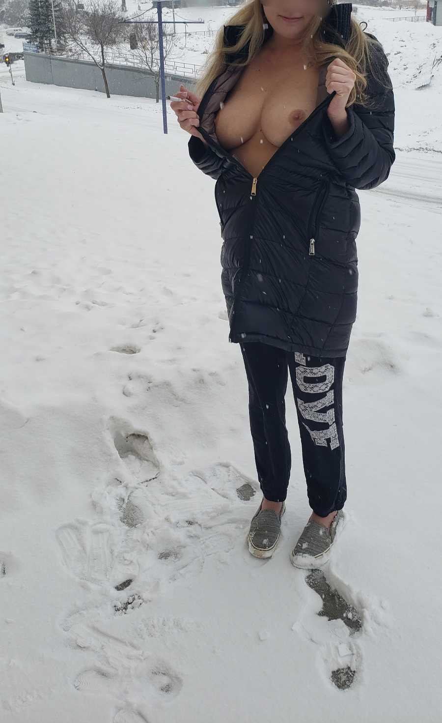 Flashing in the Snow