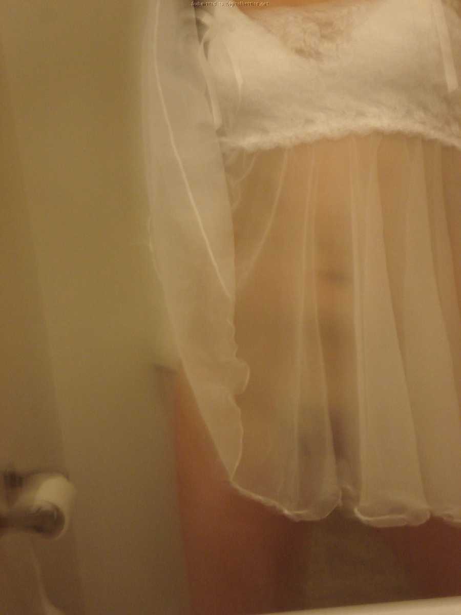 See Through White Nightie