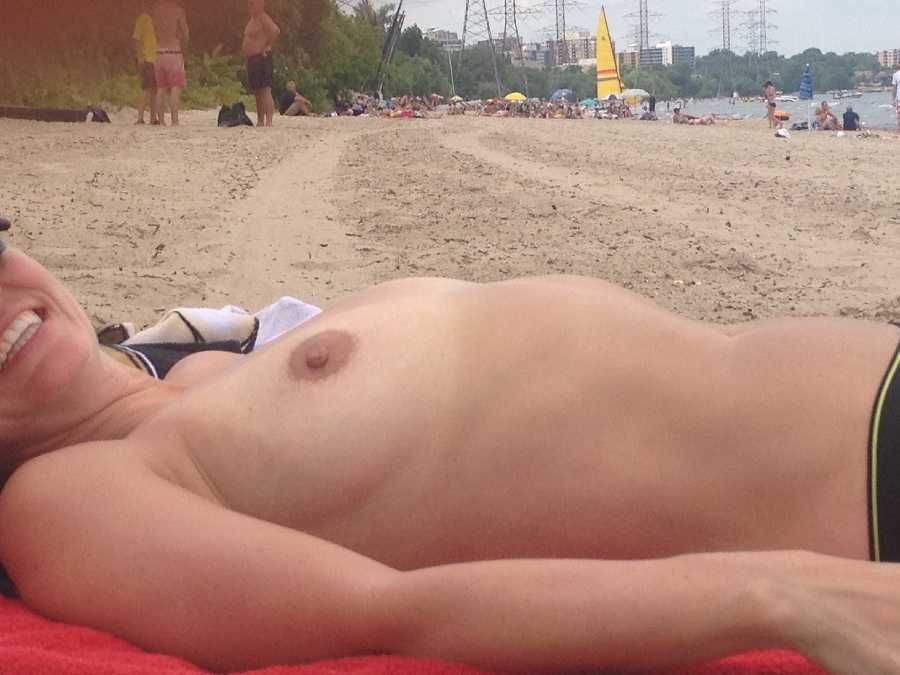 Topless at the Beach Dare
