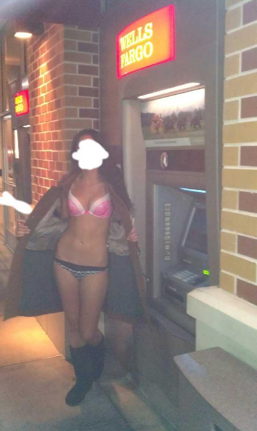 Flashing at ATM Dare