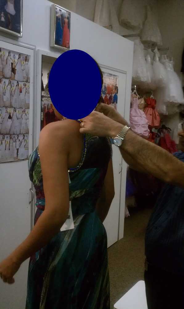 Trying on a Dress Dare