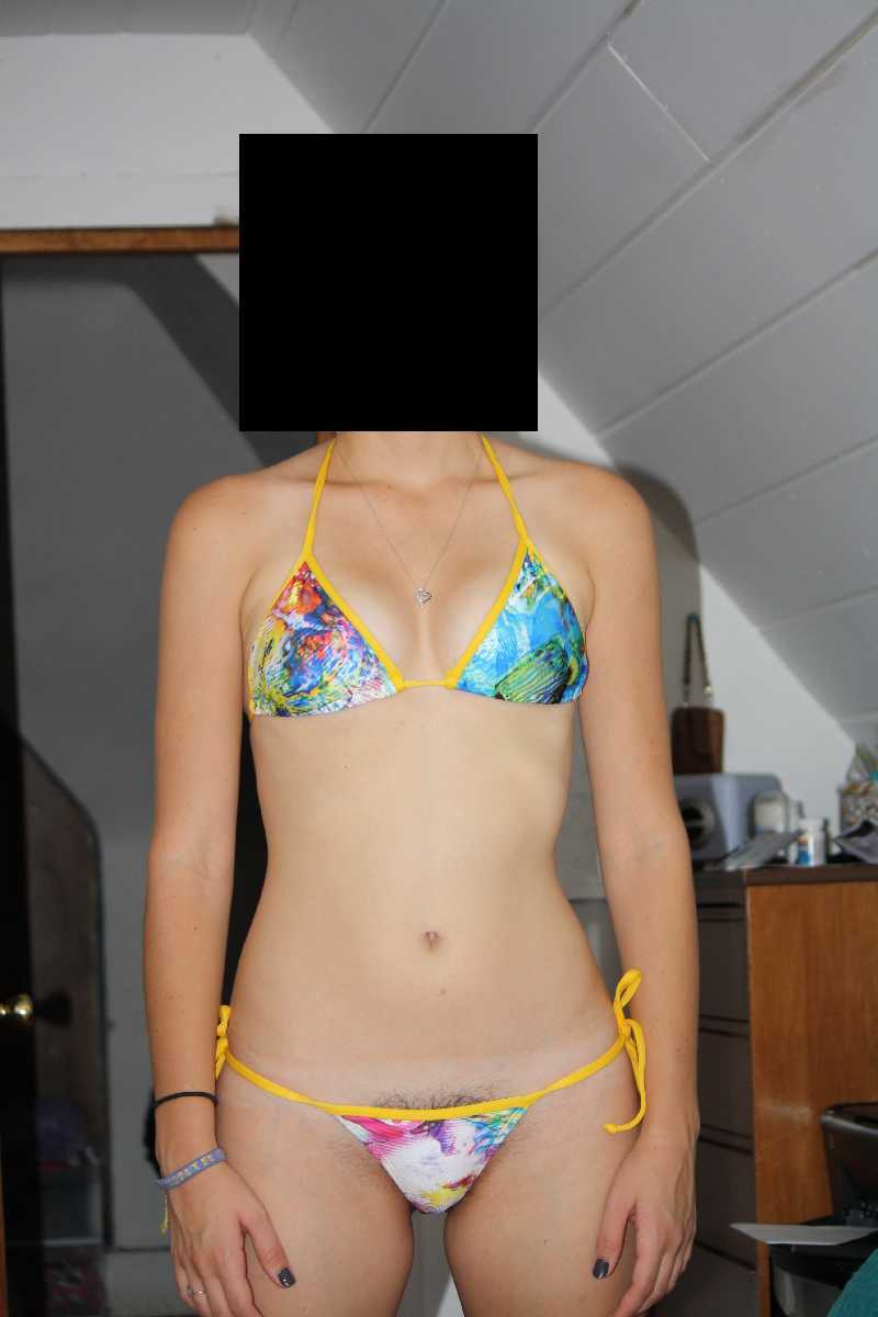 Bikini with Public Hair Showing