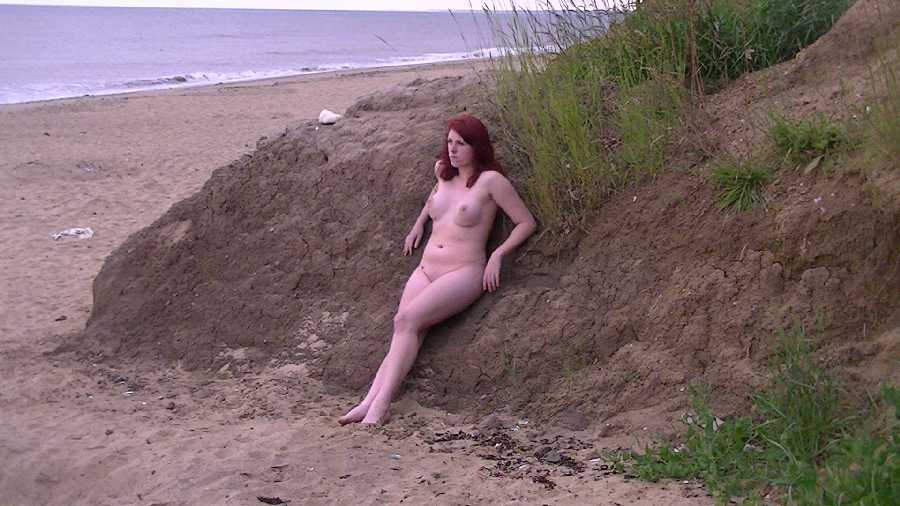 Naked on Beach