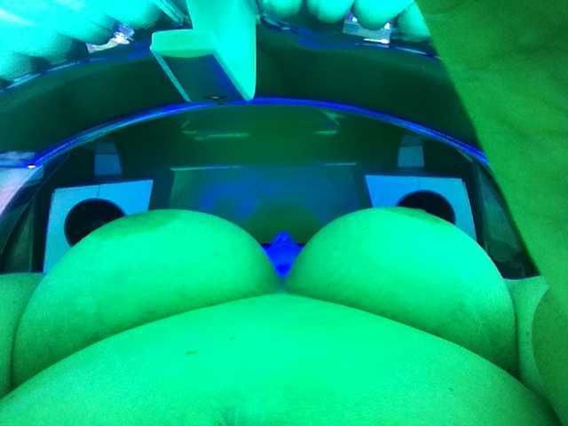 Wife in Tanning Bed
