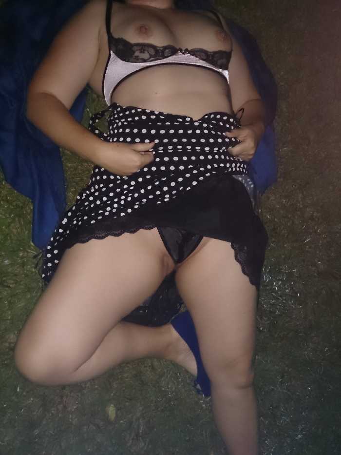 Wife Flashing in the Park
