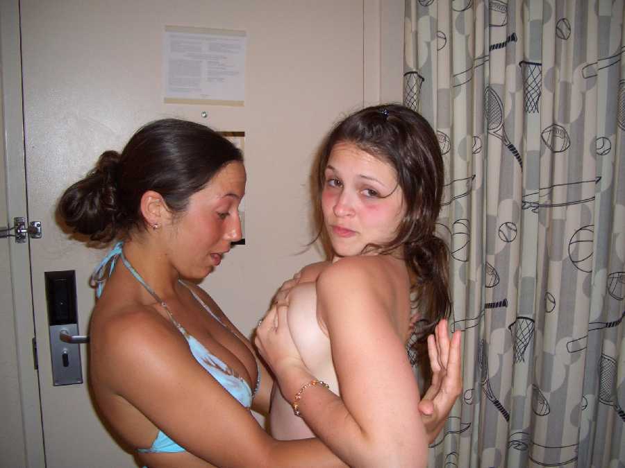 Covering Their Bare Tits