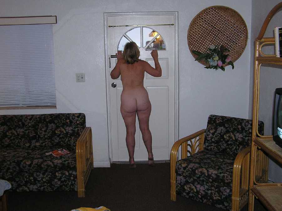 At the Door Naked