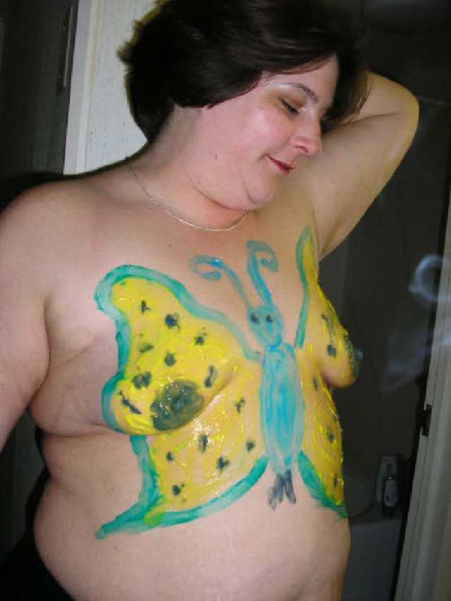 Melissa with Bodypaint