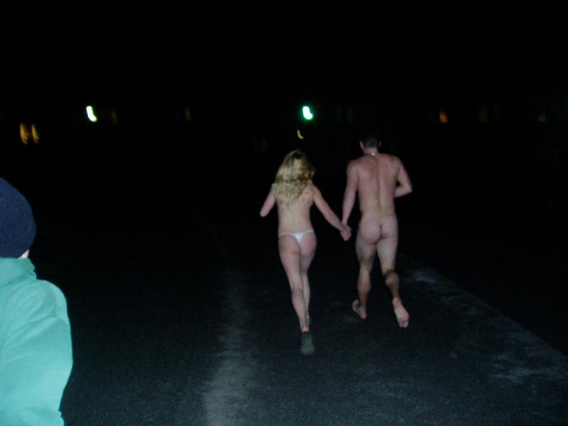 Couple Streaking