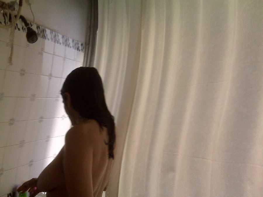 Topless in the Shower