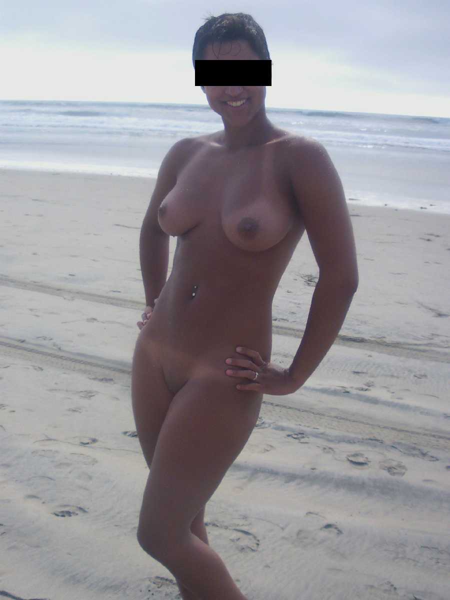 wife dare topless beach tits