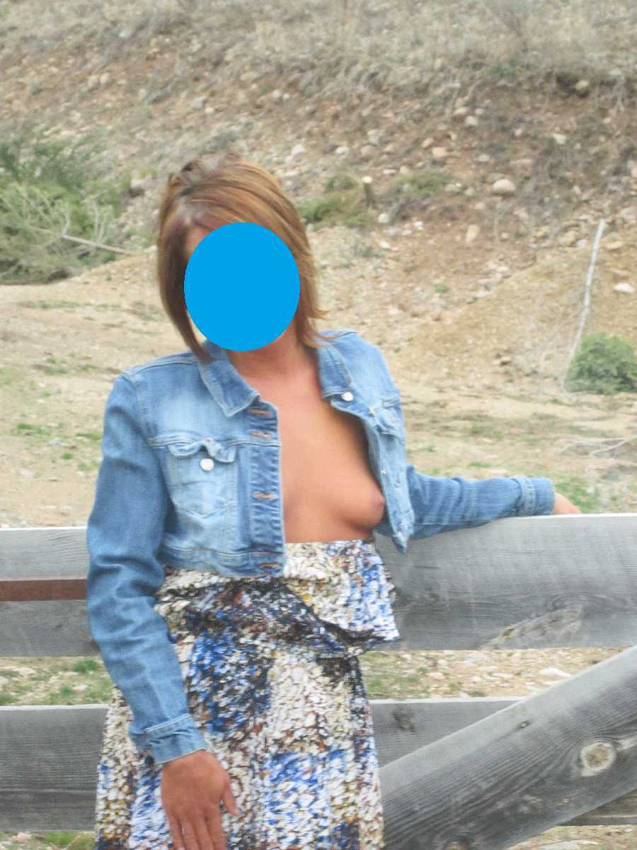 Flashing wife