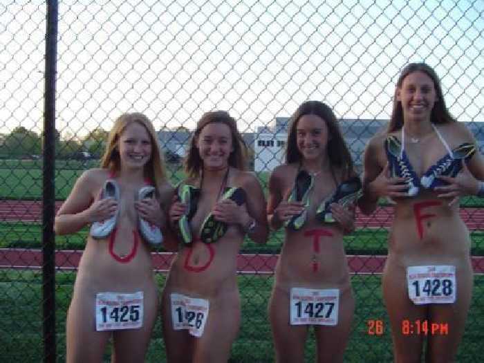 Female track star gets nude - Real Naked Girls