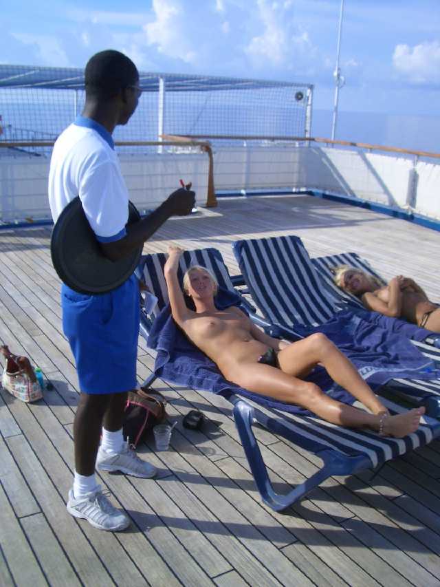 Nude Woman On A Cruise Ship