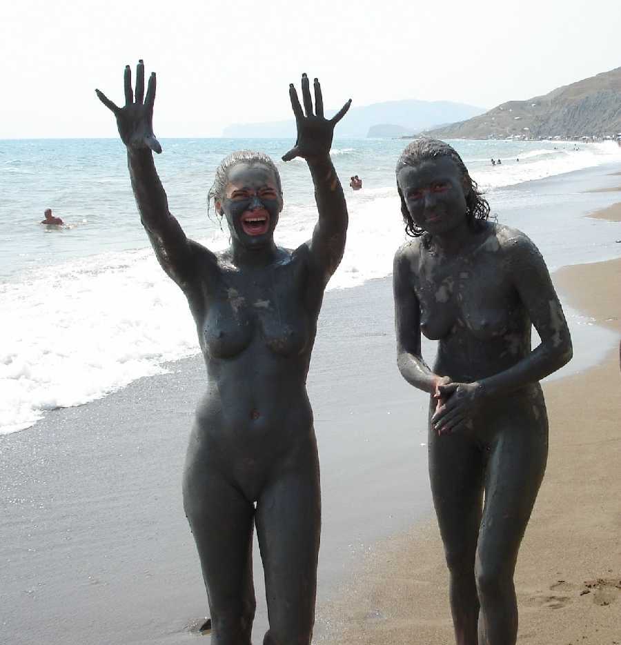 Girls mud naked in Naked in