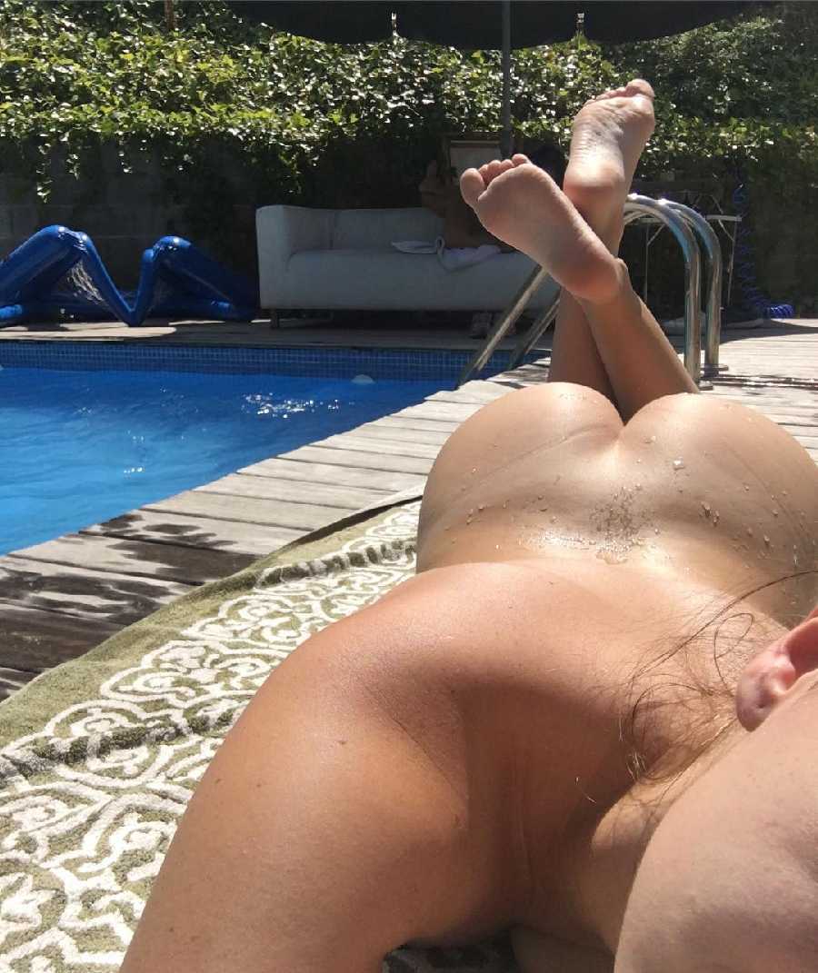 Sexy topless tan girls