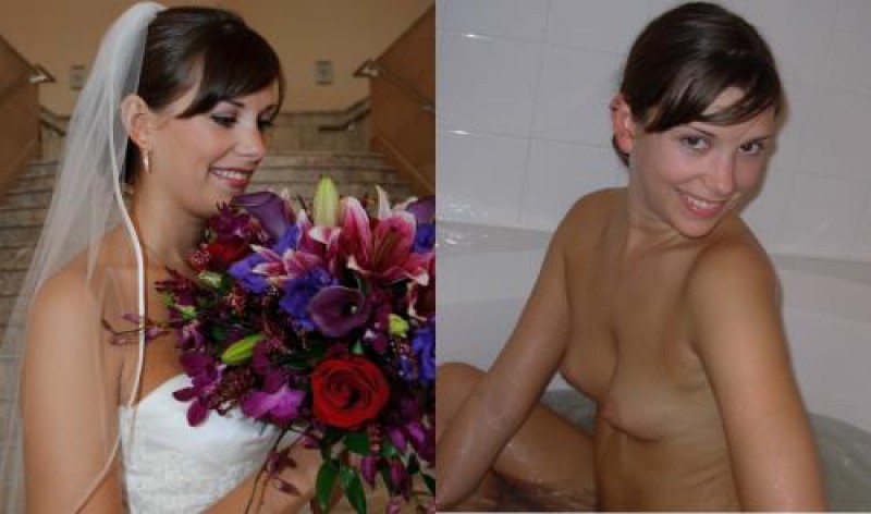 Wedding day nude