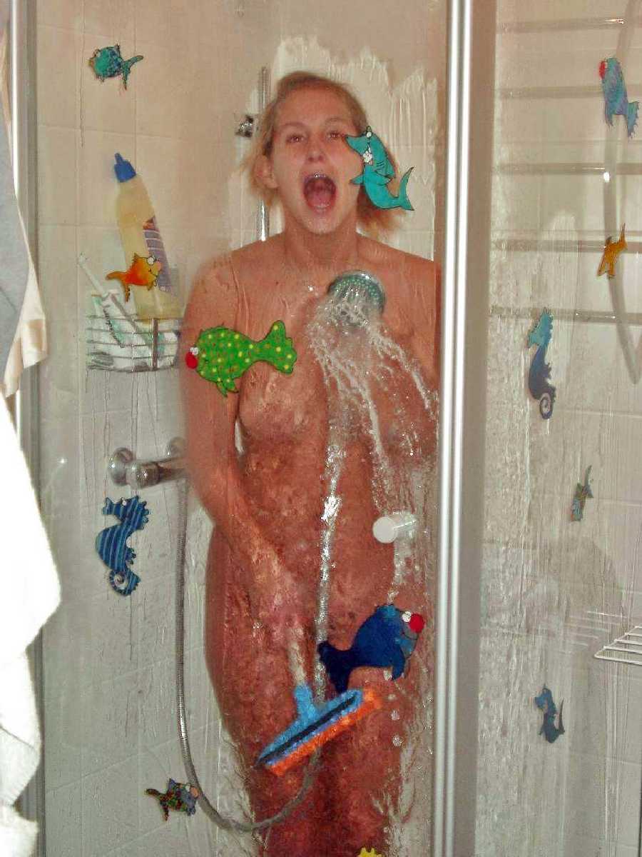 Surprised in the Shower