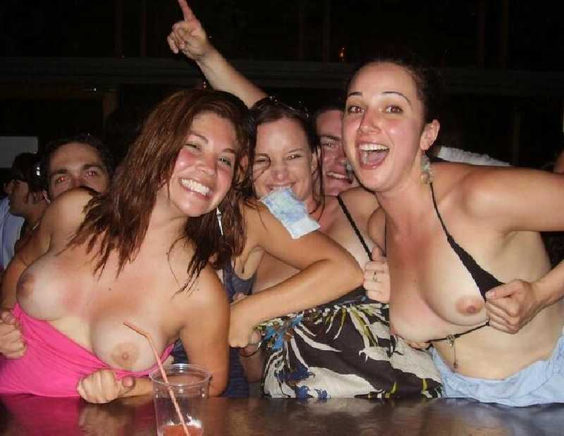 Naked girl party