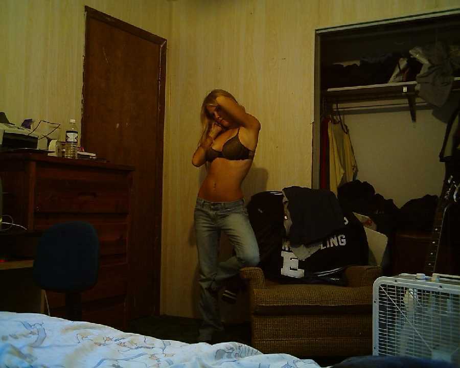 Blonde in a Bra